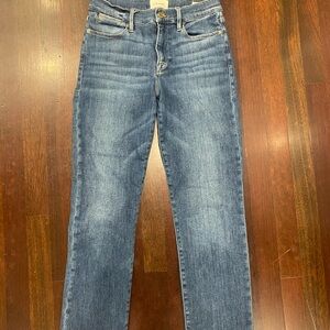 Frame Le High Straight Jeans